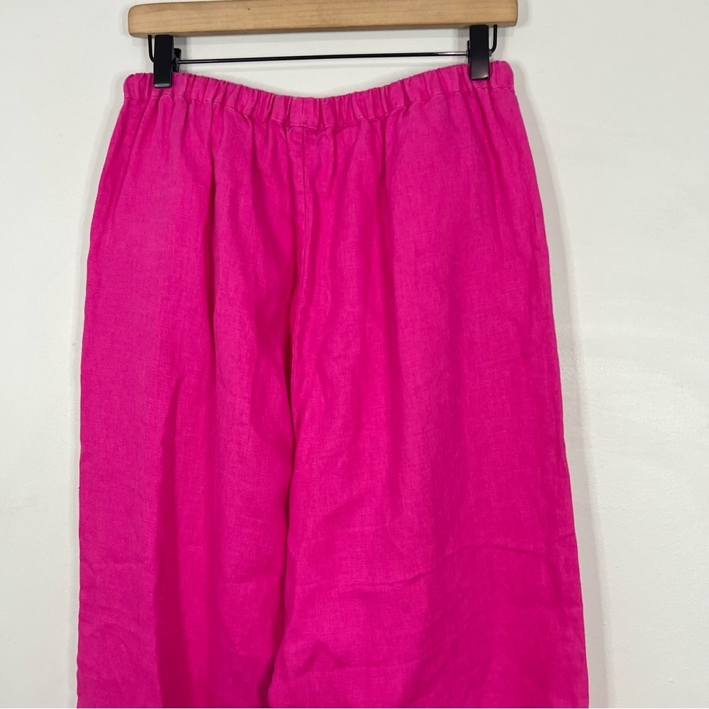 Rails Pink Wide Leg Linen Pants size Large - Picture 5 of 10